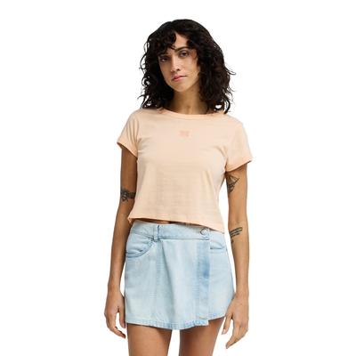 Sporttop BILLABONG "Daily", Damen, Gr. S, beige (soft peach), Obermaterial: 100% Baumwolle., Tops Sporttop