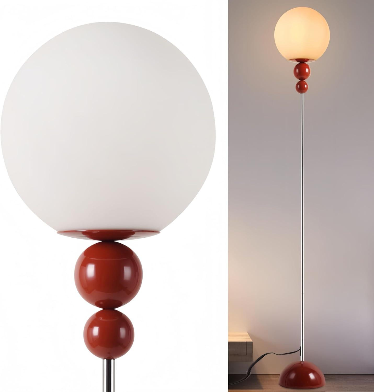 Alpinaluz vloerlamp met LED en bolvormig design