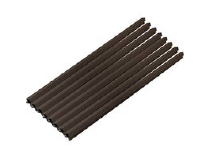 HOME DELUXE Profil d'angle WPC SANO , pour revêtement de façade DUVAR (lot de 8, noyer)