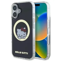 Hello Kitty IML Sweet Kitty MagSafe - Hülle für iPhone 16 (schwarz)