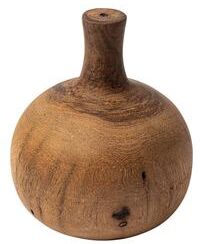 Mercana Afra Large Solid Wood Vase Shaped Decorative Object