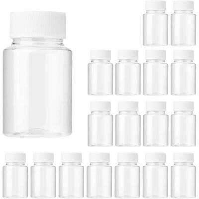 Uplifted Finds Refillable Plastic Screw Cap Seal Bottles Vials Reagent Storage Containers 100 Ml