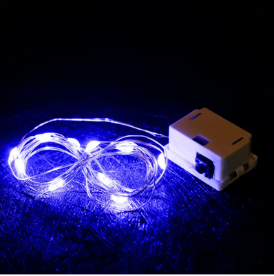Inspire Essentials FairyGlow Battery String Lights blue 1m 10leds