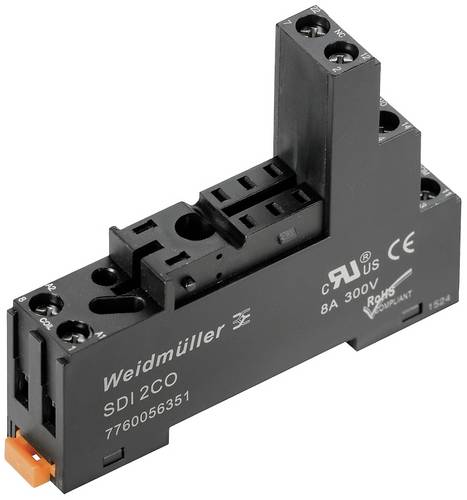 Weidmüller SDI 2CO Relaissockel (B x H) 15.8mm x 80.2mm 10St.