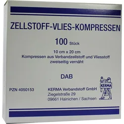 Zellstoff Vlies-Kompressen 10cmx20cm Unsteril 100 ST