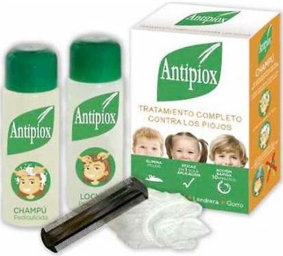 Antipiox Pack Champu y Locion Pediculicida con Liendreda y gorro