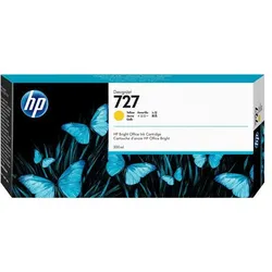 HP Original 727 Druckerpatrone - gelb (F9J78A)