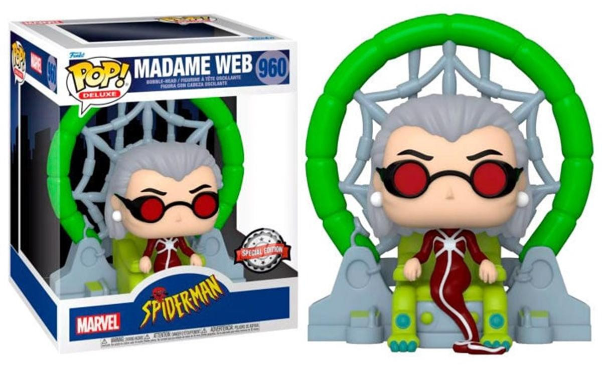 Funko Pop! Marvel Madame Web Spider-Man vinylfiguur