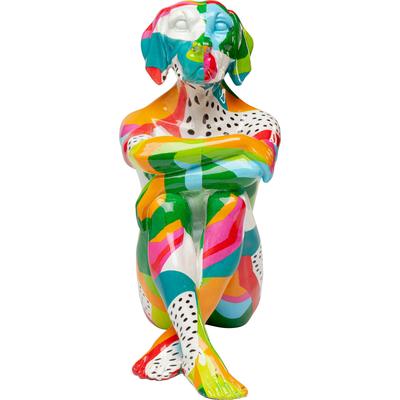 Dekofigur KARE DESIGN "Dog", mehrfarbig, B:25cm H:32cm T:16cm, Polyresin, Dekofiguren, verschiedene Farben & Größen
