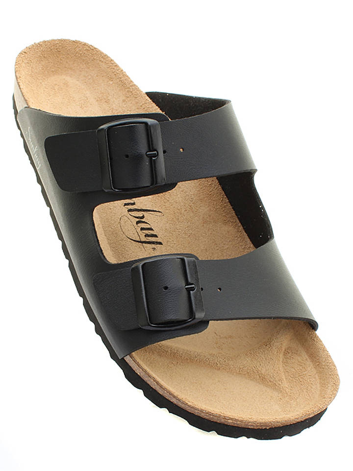 Sunbay Pantoletten "Trefle" in Schwarz - 43