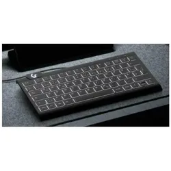 KeySonic KSK-5010ELC (DE) (DE, Kabelgebunden), Tastatur, Schwarz