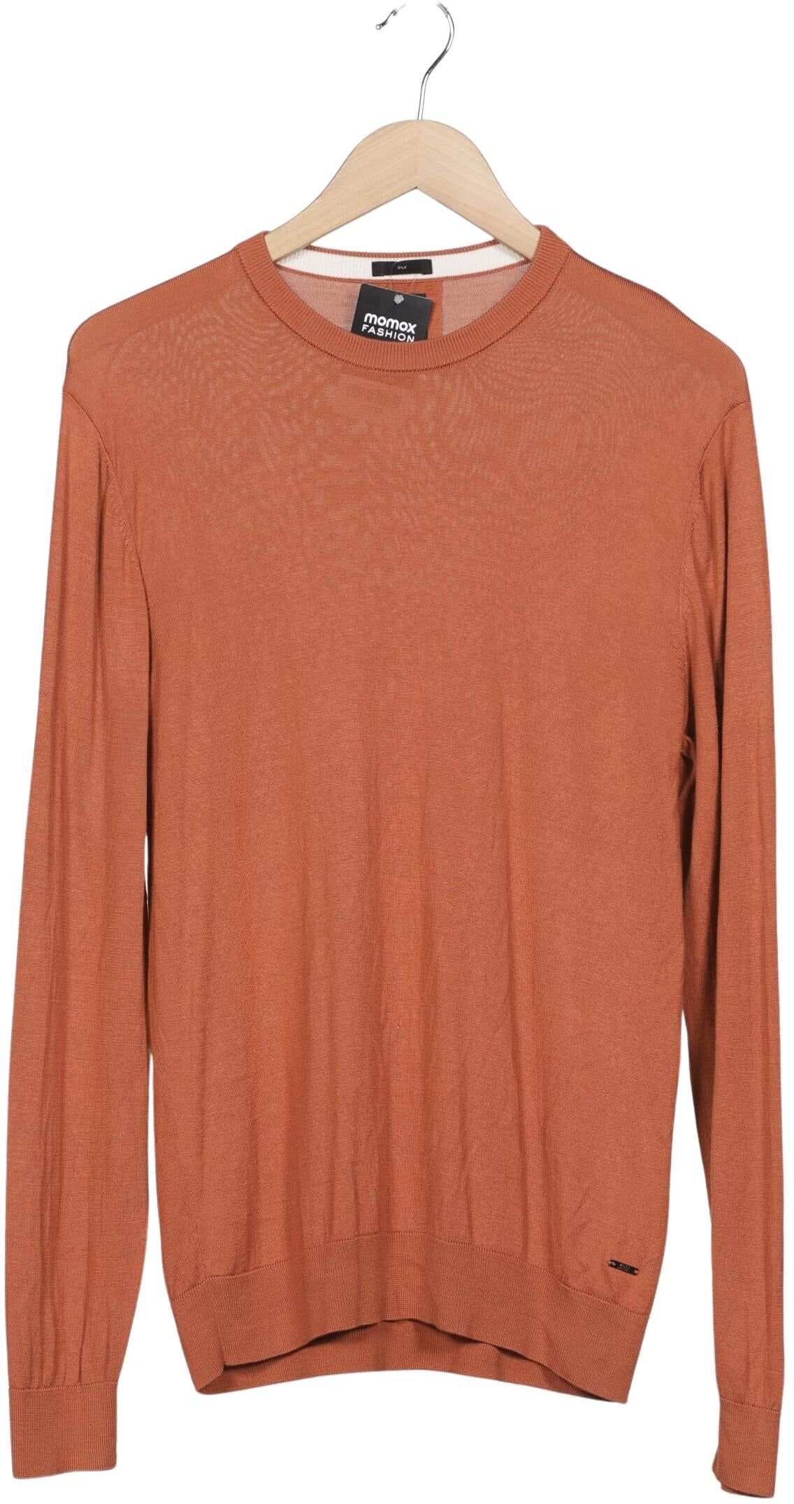 by Hugo Boss Herren Pullover, Orange, Gr. M, Seide - Second Hand