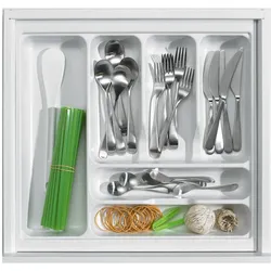 Hettich Besteckeinsätze OrgaTray 440, Besteckkasten, Weiss