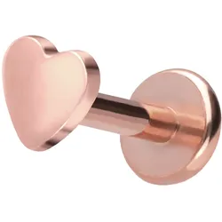 Titan Labret mit Push Fit HERZ
