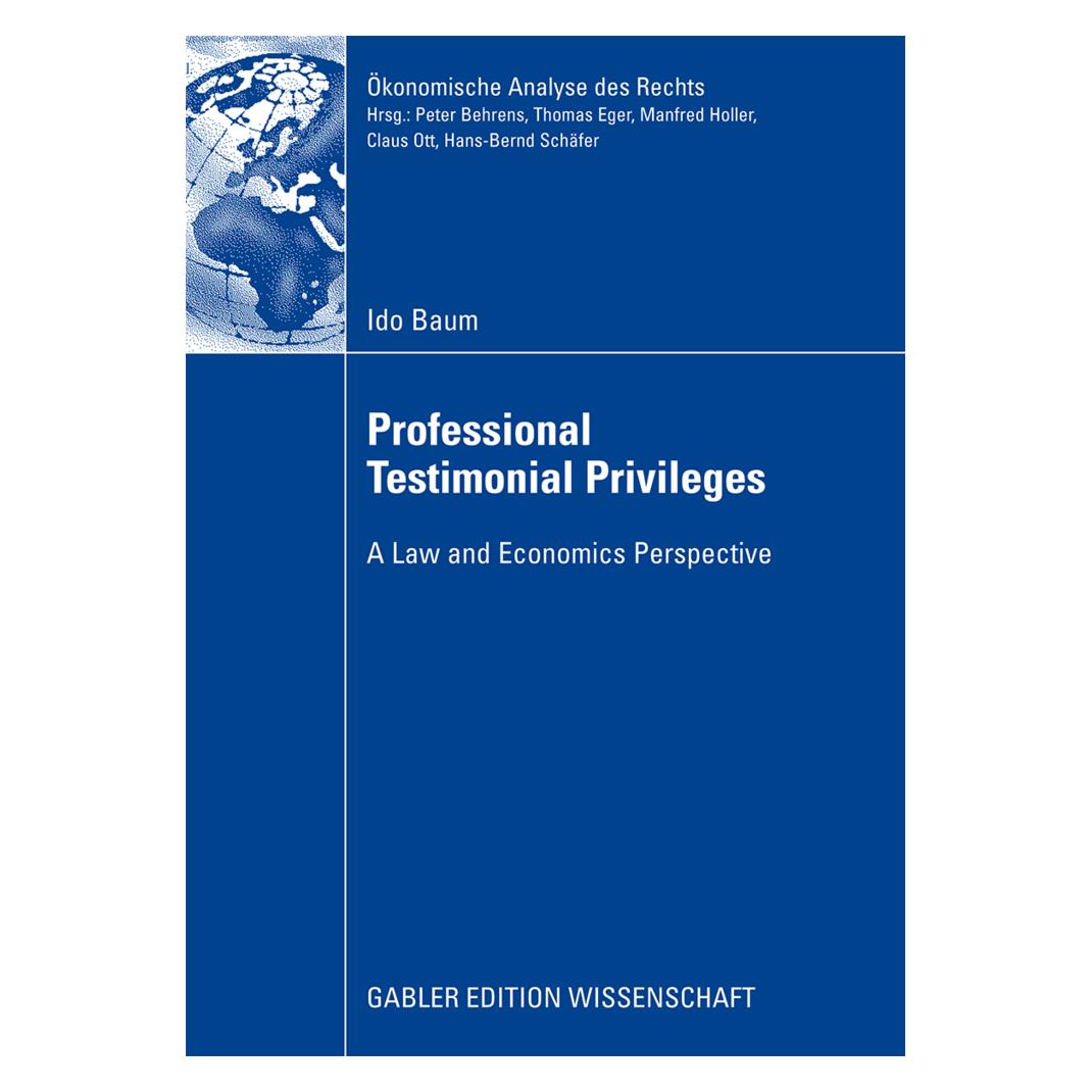 Gabler Professional Testimonial Privileges (Englisch, Softcover, Ido Baum, Lev Eppelbaum) (55194714)