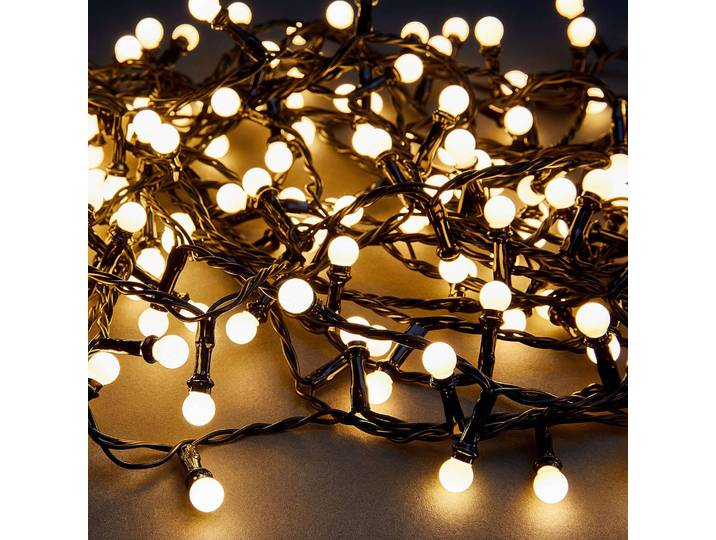 Guirlande lumineuse LED 1500cm Blanc/Blanc