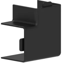 GGK 1294 Flachwinkelhaube LFG 40x40mm-9005, Kunststoff hfr, schnittkaschierend, schwarz LFG 40x40-ES LFG40x40ES