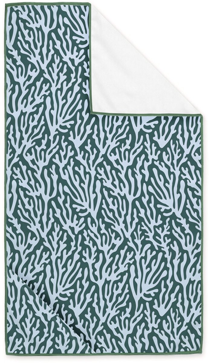 Byrklund Strandlaken Ocean Corals Blauw - 90 x 180 cm