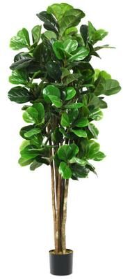 Costway 6-Feet Artificial Indoor-Outdoor Home Decorative Planter