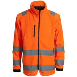 Warnschutz Zip-In Fleecejacke "150014R" Visible Xtreme Kl. 3 - L - fluororange