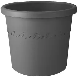Elho Pflanztopf Algarve Cilindro Ø 21 cm – Anthrazit Blumenkübel