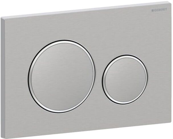 Geberit Sigma 20 Round Betätigungsplatte 115882SN1 Edelstahl gebürstet / poliert, easy-to-clean
