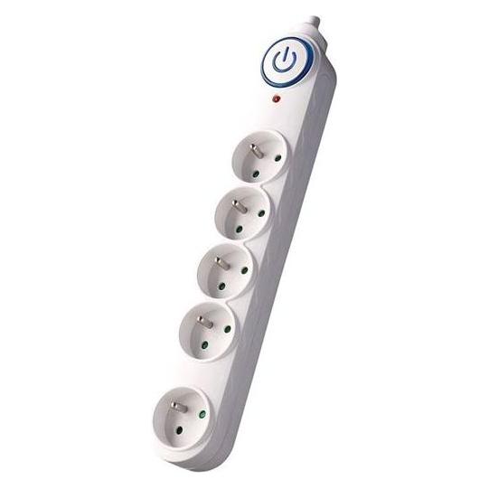 Olight Solight surge protection, 150J, 5 sockets, 5m, white (5x, CEE 7/5, 5 m) (PO58)