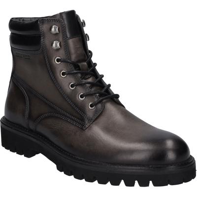 Stiefelette JOSEF SEIBEL "Romed 01, asphalt-kombi", Herren, Gr. 42, grau (asphalt, kombi), Obermaterial: 100% Rindsleder Leather cow., Schuhe Stiefelette