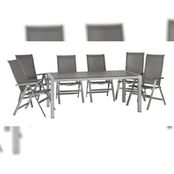 acamp Tischgruppe 50072 6x Urban Klappsessel / 1x 56701 Extensio FIX Tisch