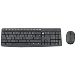 Logitech MK235 (DE, Kabellos), Tastatur, Grau