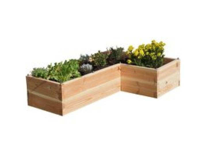 Carré potager en bois forme L , Sympatik