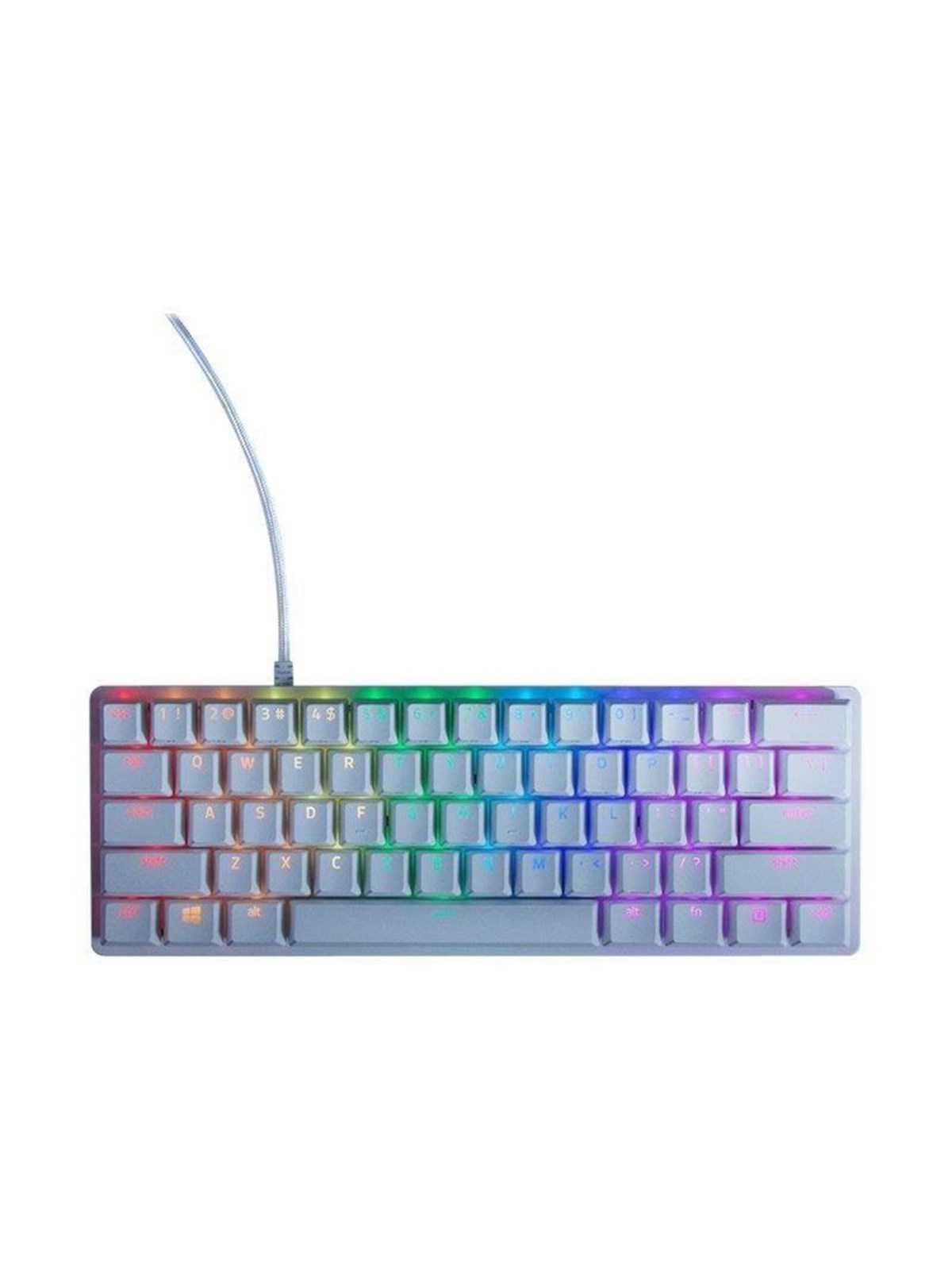 Razer Huntsman Mini Linear - Mercury - US - Tastatur - Englisch (US) - Weiss