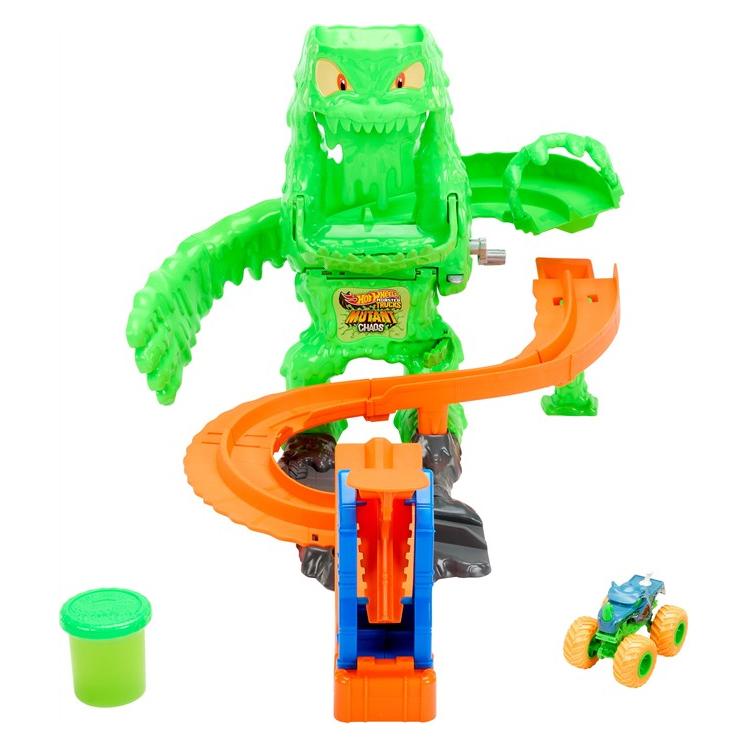 Hot Wheels Monster Trucks 1:64 Mutant Chaos Ooze Monster Playset (JMK90)