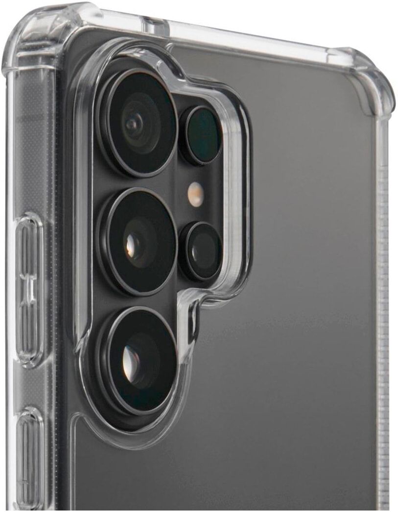 Hama Smartphone-Hülle "Handyhülle für Samsung Galaxy S26 Ultra", transparent, Smartphones, Hüllen, D3O Technologie, Fallschutz bis 3,5 m, Anti Vergilbung, Grip Bumper, Smartphone-Hülle