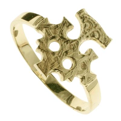 Fingerring OSTSEE-SCHMUCK "- Hiddensee - Gold 333/000 - ohne Stein" Gr. 54, gold (gold 333, goldfarben, gelb), Fingerringe, Damen, 54, Fingerring