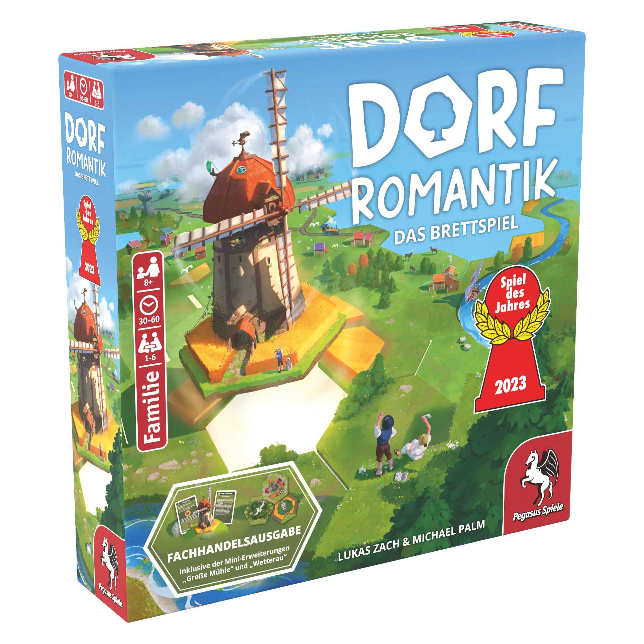 Pegasus Dorfromantik *Fachhandels-exklusiv* inkl. Mini-Erweiterungen Mühle+Wetterau (Deutsch, 1 - 6 Spieler) (403675)