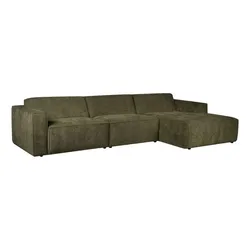 Ecksofa Andra Stoff Grün