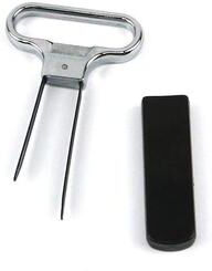 Inspire Daily Merch Labor Saving Bottle Opener & Foil Knife Tool For Waiters And Bartenders black