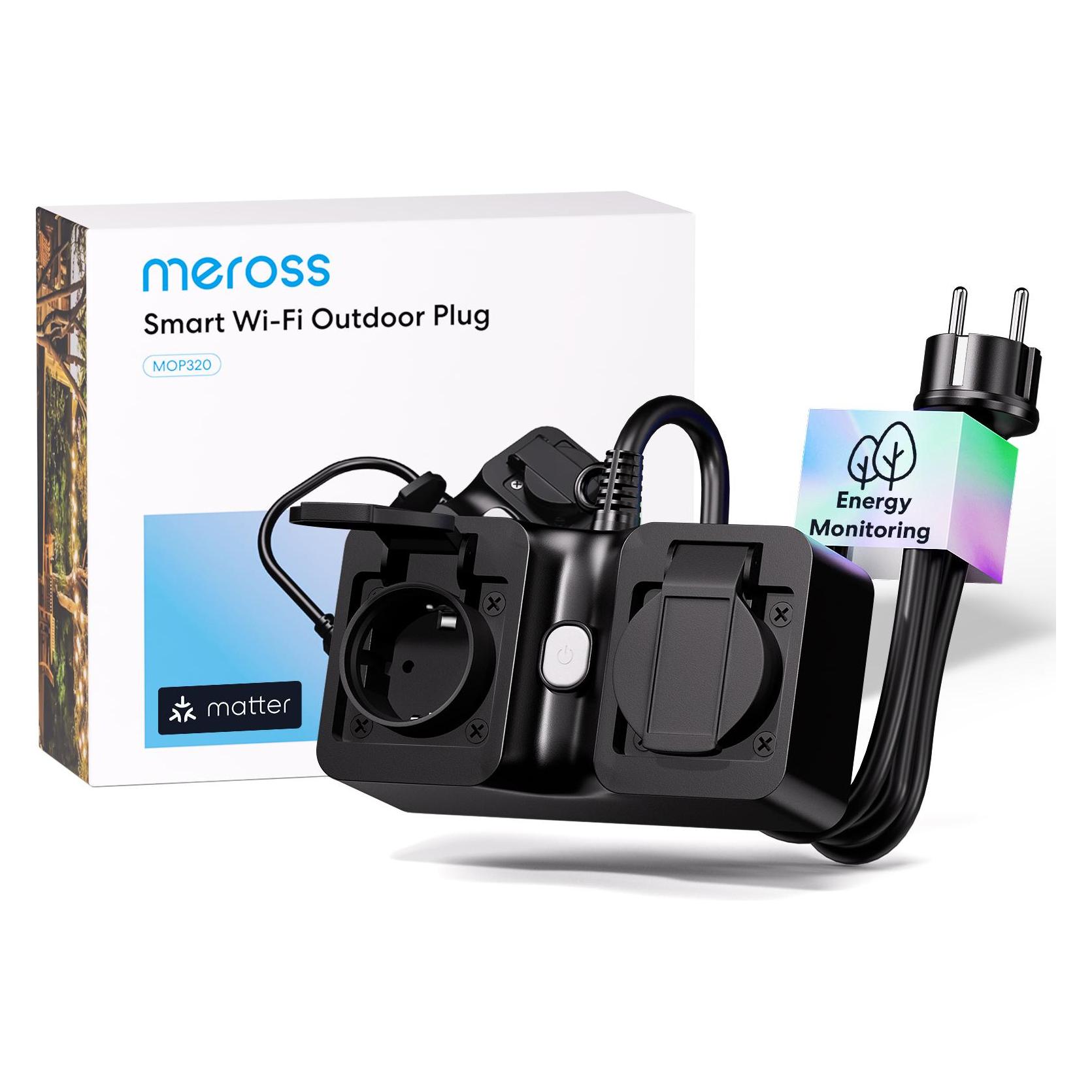 Meross MOP320MA-EU WiFi smart power strip, outdoor, IP44 (Matter) (MOP320MA-EU(N))