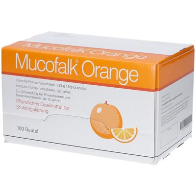 Mucofalk Orange Gran.z.Herst.e.Susp.z.Einn.Beutel 100 St Granulat zur Herstellung einer Susp. zum Einnehmen
