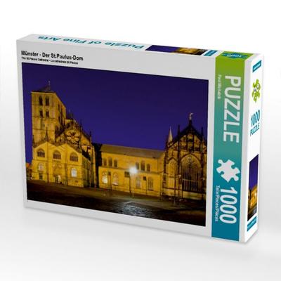 CALVENDO Puzzle Münster - Der St.Paulus-Dom | 1000 Teile Lege-Größe 64x48cm Foto-Puzzle für glückliche Stunden