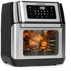 AeroVital Fry Heißluftfritteuse 1500W 10l Timer 9 Programme