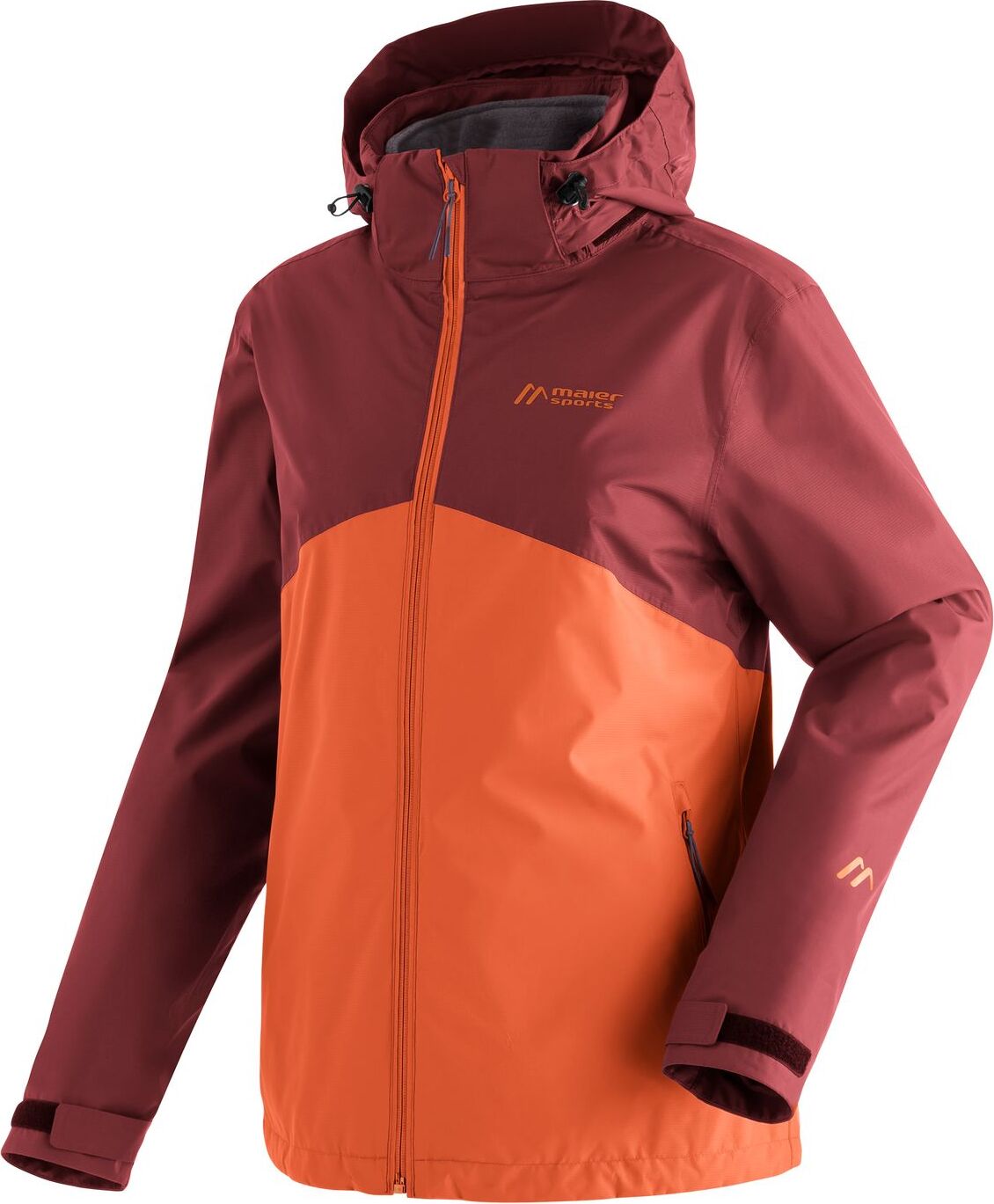 MAIER SPORTS Wanderjacke Gregale DJ W Doppeljacke, Größe:46, Farbe:sundriedtom/siren