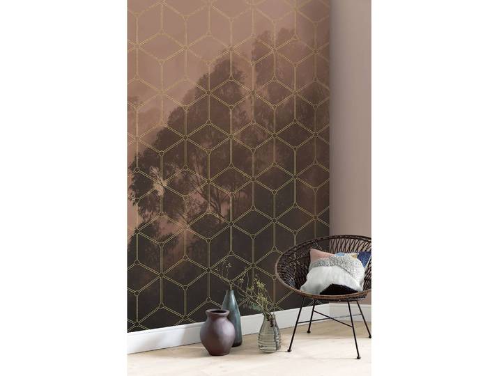 Papier peint intissé Golden Grid 200 x 250cm