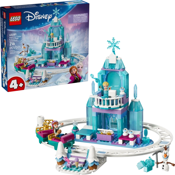 LEGO Disney Princess 43281 Elsas Schlittenfahrt um den Eispalast