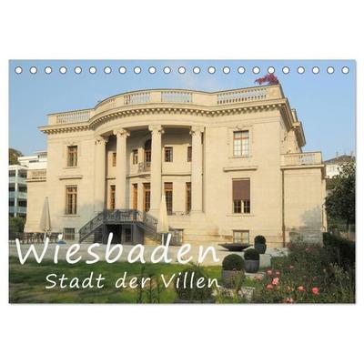 Wiesbaden - Stadt der Villen (Tischkalender 2027 DIN A5 quer), CALVENDO Monatskalender