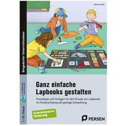 Ganz einfache Lapbooks gestalten, Schulbücher von Rebecca Diehl