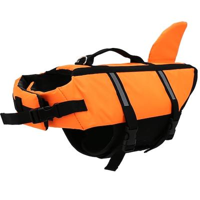 Hundeschwimmweste, Schwimmwesten für Bootfahren und Kanufahren, verbesserter Auftrieb und Rettungsgriff mit reflektierendem Band, verstellbare Schwimmweste für Schwimmtraining