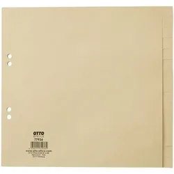 OTTO Office Papierregister »Nature« 15-tlg. braun, 22.5 cm