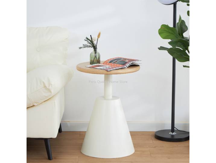 Canapé nordique salon Table basse d'appoint Net rouge crème vent petite Table de chevet ronde balcon hôtel petite Table basse